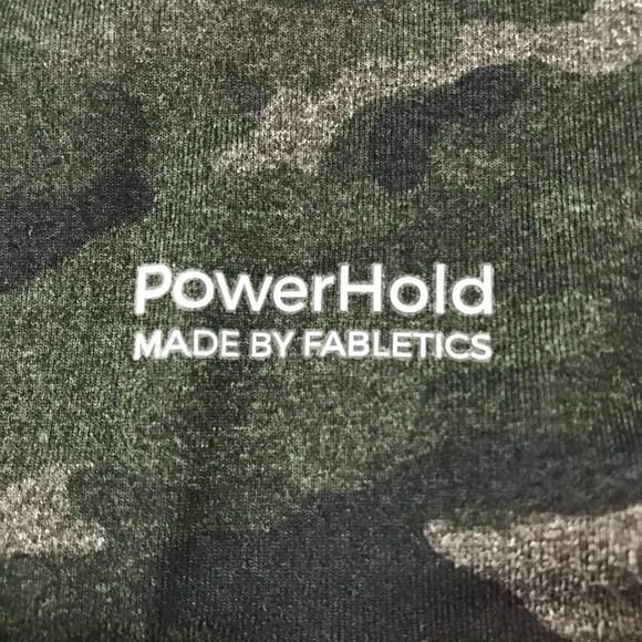 Powerhold by Fabletics Gray Camouflage High-Waisted Leggings XS - Picture 9 of 15